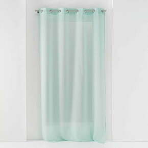 Mentolno zelena prosojna zavesa 140x280 cm Sandra – douceur d'intérieur