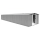 shumee Vrtna lopa siva 257x779x181 cm pocinkano jeklo