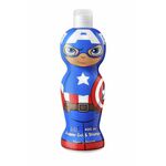 MARVEL Avengers Captain America 2in1 Shower Gel &amp; Shampoo gel za prhanje 400 ml za otroke