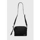 Torbica Calvin Klein črna barva - črna. Majhna torbica iz kolekcije Calvin Klein. Model na zapenjanje, izdelan iz kombinacije tekstilnega materiala in ekološkega usnja.