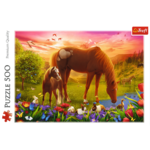 Trefl Puzzle Konji na travniku 500 kosov