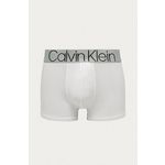 Calvin Klein Underwear boksarice - bela. Ženske boksarice iz kolekcije Calvin Klein Underwear. Model iz gladke pletenine.