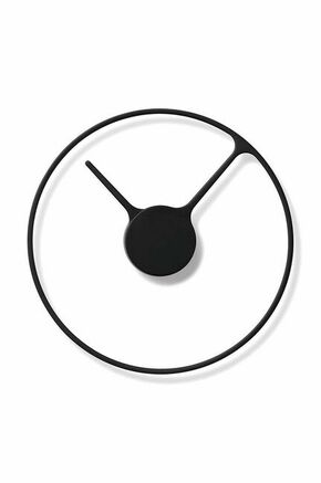 Stenska ura Stelton Time - črna. Stenska ura iz kolekcije Stelton. Model izdelan iz aluminija.