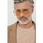 Sončna očala Tom Ford moška, bež barva, FT1061_6445E - bež. Sončna očala iz kolekcije Tom Ford. Model z enobarvnimi stekli in okvirji iz plastike. Ima filter UV 400.