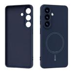 Gumiran magnetni ovitek (TPU Magnetic Pastel) za Samsung Galaxy S26+, moder