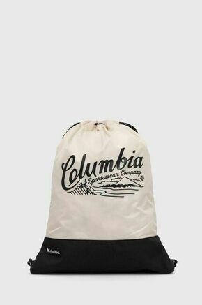 Nahrbtnik Columbia bež barva - bež. Nahrbtnik tipa vreča iz kolekcije Columbia. Model izdelan iz tekstilnega materiala.