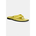 Tommy Hilfiger japonke ženske usnjene ELEVATED TOE POST LTH SANDAL rumena FW0FW09216