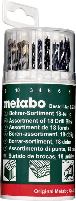 Metabo 18-delni set svedrov (627190000)