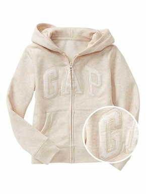 Gap Otroška Pulover Logo zip hoodie in fleece L