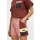 Kratke hlače Columbia Painted Peak ženske, roza barva, 2076071 - roza. Kratke hlače iz kolekcije Columbia, izdelane iz tkanine. Material z optimalno elastičnostjo zagotavlja popolno svobodo gibanja.