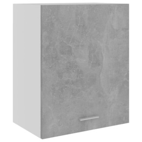 Shumee Viseča omarica betonsko siva 50x31x60 cm iverna plošča