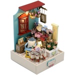 Dvajset miniaturna hiša Flower WC soba