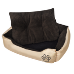 vidaXL Udobna pasja postelja z mehko blazino XL
