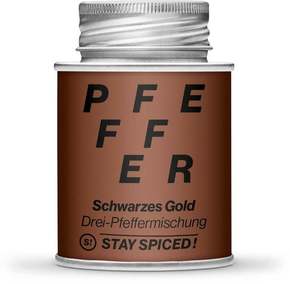 Stay Spiced! Črna-zlata poper mešanica - 170 ml