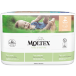 MOLTEX plenice Pure &amp; Nature Mini 3-6 kg, ekonomično pakiranje, 4x 38 kosov