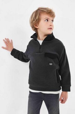 Otroški pulover Mayoral siva barva - siva. Otroški pulover iz kolekcije Mayoral. Model izdelan iz enobarvne pletenine.