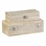 NEW Ozdobná krabica 26,6 x 11 x 8,5 cm Mangov les (2 kosov)