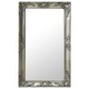 Stensko ogledalo v baročnem stilu 50x80 cm srebrno