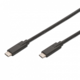 Digitus Digitus | Kabel USB-C | moški | 24-pinski USB-C | moški | črna | 24-pinski USB-C | 1 m