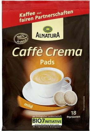 Alnatura Bio Caffè Crema Pads - 126 g