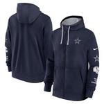 Dallas Cowboys Nike Cotton Full-Zip Fleece jopica s kapuco, velikost L