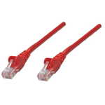 Intellinet CAT5e UTP patch kabel, priključni, mrežni, 0.5 m, rdeč