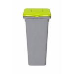 Plafor Koš za smeti pla siv 75l - zelen pokrov