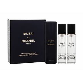 Chanel Bleu de Chanel parfum "zasuči in razprši" 3x20 ml za moške