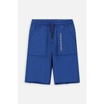 Otroške bombažne kratke hlače Coccodrillo mornarsko modra barva - mornarsko modra. Otroški kratke hlače iz kolekcije Coccodrillo. Model izdelan iz enobarvnega materiala. Zračni model, ki podpira udobje pri uporabi.