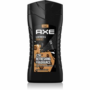 Axe Gel za tuširanje Leather Cookies Rock ( Body &amp; Face &amp; Hair Wash) 250 ml