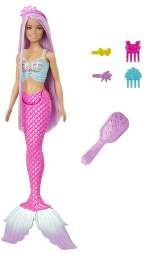 Mattel Barbie Pravljična punčka z dolgimi lasmi - morska deklica