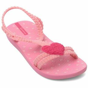 Otroški sandali Ipanema roza barva - roza. Otroški sandali iz kolekcije Ipanema. Model izdelan iz sintetičnega materiala. Lahek in udoben model