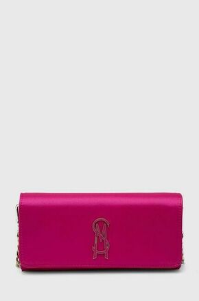 Večerna torbica Steve Madden Bvex-T roza barva - roza. Velika večerna torbica iz kolekcije Steve Madden. Model na zapenjanje