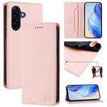 Preklopna torbica (WRC) za Samsung Galaxy A37 5G, roza