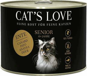 Cat's Love Mokra hrana za mačke "Senior Duck" - 200 g