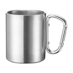 WESTMARK lonček Mug s karabinom 300 ml, inox, aluminij