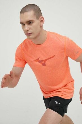 Kratka majica za tek Mizuno Core RB oranžna barva - oranžna. Kratka majica za tek iz kolekcije Mizuno. Model izdelan iz hitrosušečega materiala.