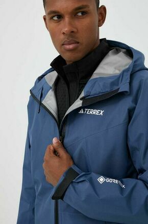 Vodoodporna jakna adidas TERREX Xperior GORE-TEX Paclite moška - modra. Vodoodporna jakna iz kolekcije adidas TERREX. Prehoden model