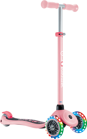 Globber otroški trikolesni skiro - Primo Lights V2 - Luminous Wheels - Pastel Pink