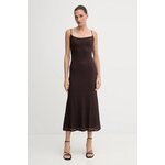 Obleka Bardot ADONI rjava 57998DB1