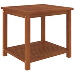 Stranska mizica trden akacijev les 45x45x45 cm
