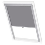 vidaXL Senčilo za zatemnitev okna sivo 206