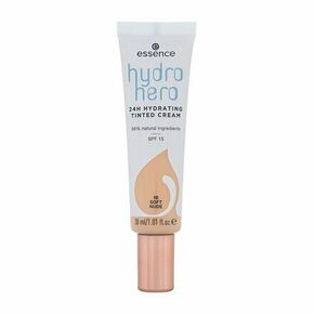 Essence Hydro Hero 24H Hydrating Tinted Cream SPF15 vlažilna tonirna krema 30 ml odtenek 10 Soft Nude