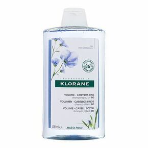 Klorane Organic Flax Volume šampon za tanke lase 400 ml za ženske