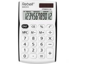 REBELL Kalkulator shc312bkbx 12m