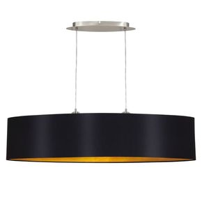 EGLO viseča stropna svetilka Maserlo 100 cm črne barve 31616