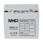 MHPower GE20-12 Gel baterija 12V/20Ah, terminal T1 - M5, globok cikel