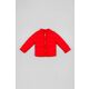 Otroška jakna zippy rdeča barva - rdeča. Otroška Jakna iz kolekcije zippy. Podloženi model izdelan iz enobarvnega materiala.