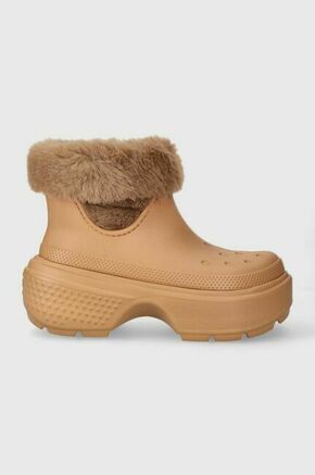 Snežke Crocs Stomp Lined Boot rjava barva