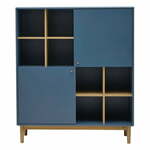 Modra knjižna omara 118x138 cm Color Living - Tom Tailor for Tenzo